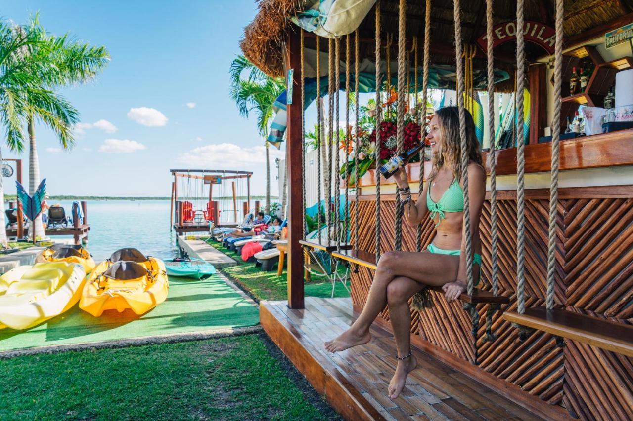Blue Bird Otel Bacalar Dış mekan fotoğraf