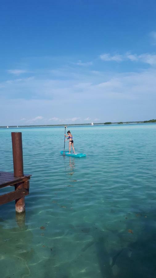 Blue Bird Otel Bacalar Dış mekan fotoğraf