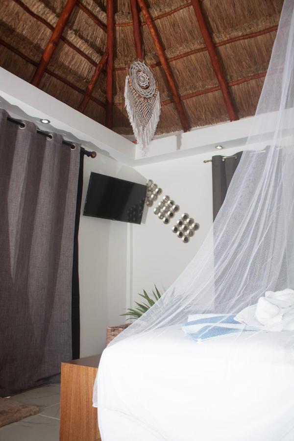 Blue Bird Otel Bacalar Dış mekan fotoğraf